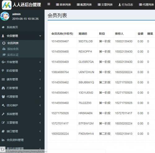 Thinkphp有钱还人人众筹模式智能还贷系统源码