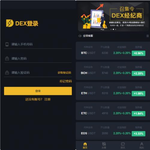 DEX理财区块链买卖系统区块链交易系统/区块链交易所系统